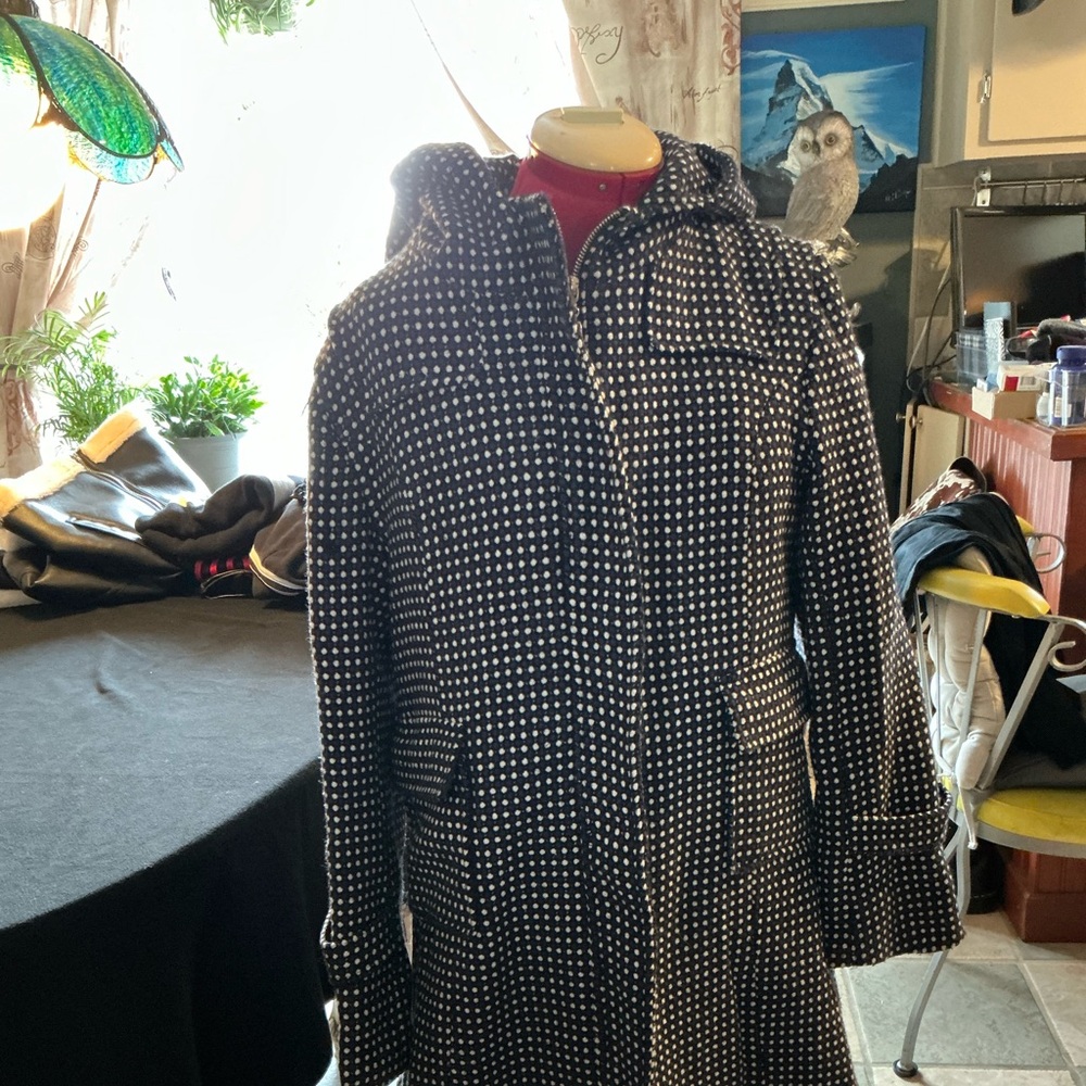Rouge Helium Black and White Patterned Jacket